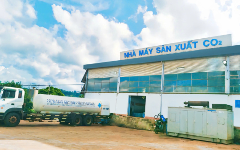 Địa chỉ cung cấp khí co2 lỏng tinh khiết