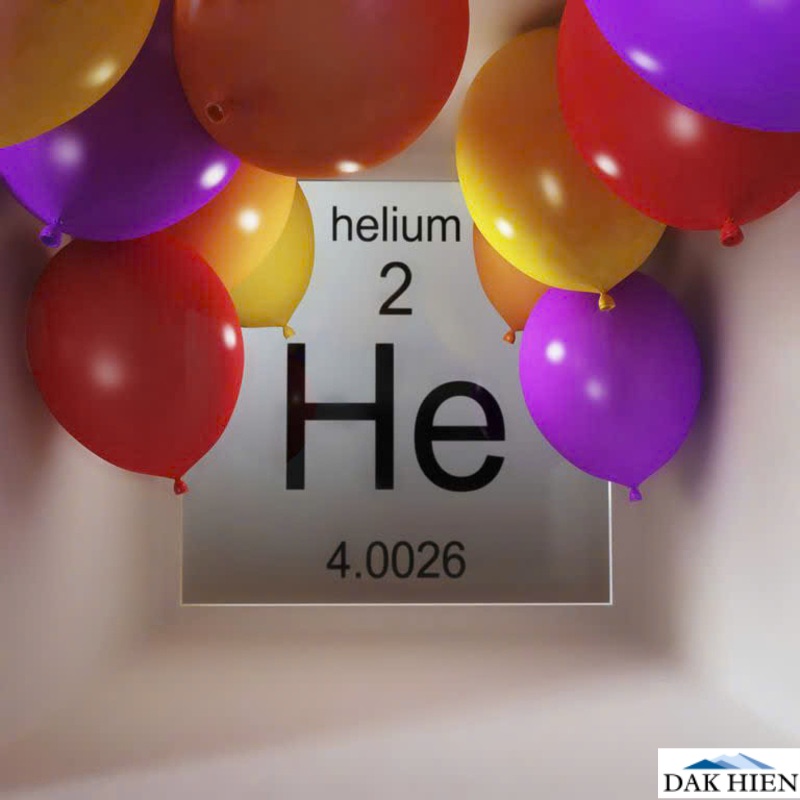 Hít khí helium làm thay đổi tần số giọng nói, tạo hiệu ứng cao vút đặc trưng